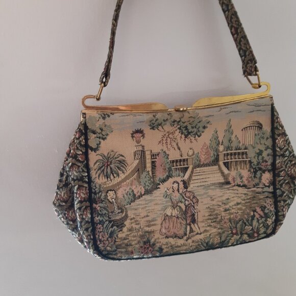 Vintage style Tapestry handbag - Picture 7 of 12
